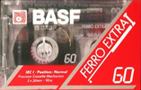 Compact Cassette BASF Ferro Extra I 60 Type I Normal 1991 North America