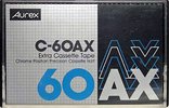 Compact Cassette Aurex AX 60 Type II Chrome 1980 Japan