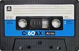 Compact Cassette Aurex AX 60 Type II Chrome 1980 Japan