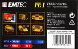 Compact Cassette Emtec FE I Ferro Extra 90 Type I Normal 2002 Europe