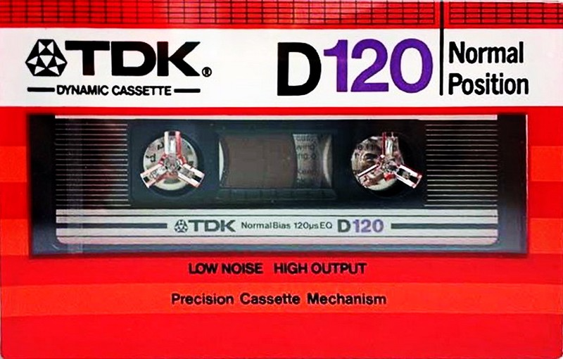 Compact Cassette TDK D 120 Type I Normal 1982 USA