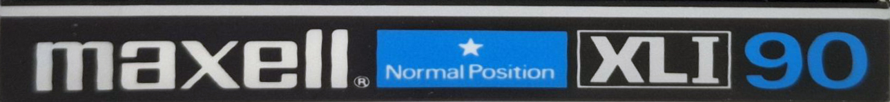 Compact Cassette Maxell XLI 90 Type I Normal 1986 Japan