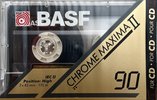 Compact Cassette BASF Chrome Maxima II 90 Type II Chrome 1992 Europe
