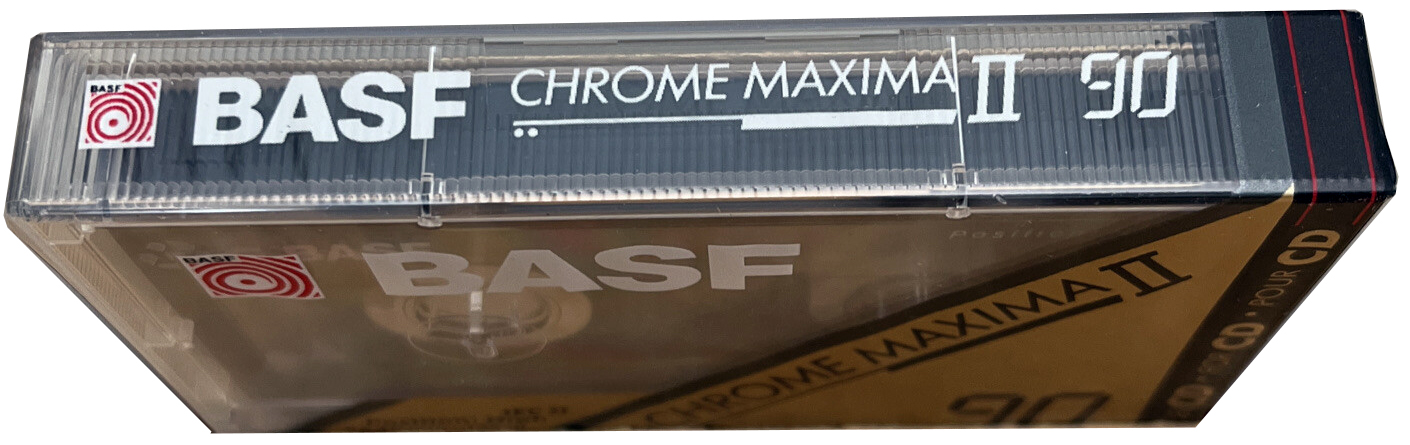 Compact Cassette BASF Chrome Maxima II 90 Type II Chrome 1992 Europe