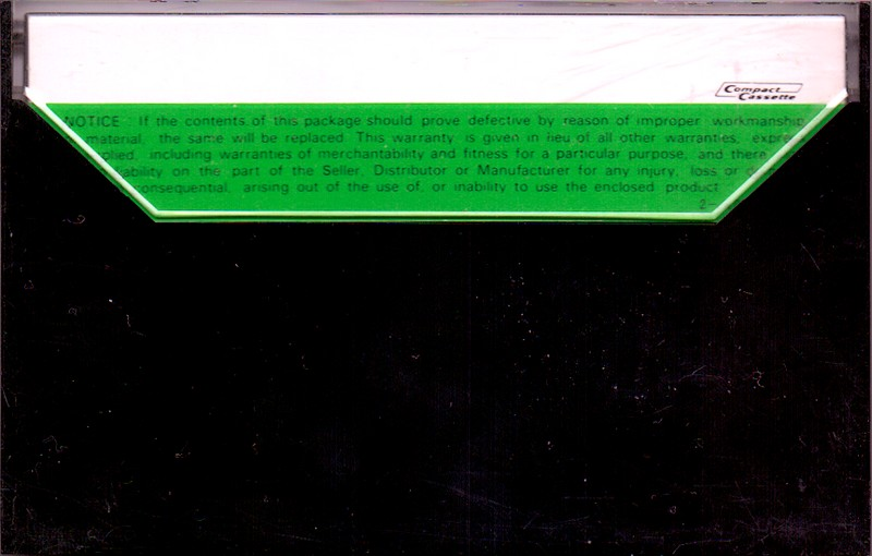 Compact Cassette Sony HF 90 Type I Normal 1972 USA