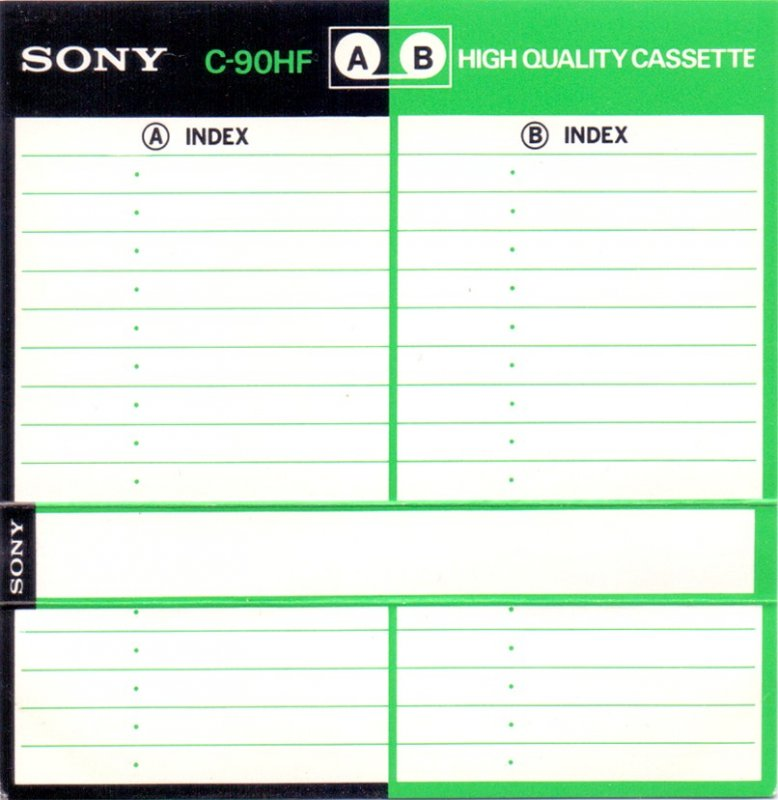 Compact Cassette: Sony  - HF 90