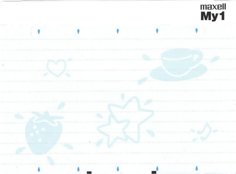 Compact Cassette Maxell My1 60 "MY1-60M" Type I Normal 1999 Japan