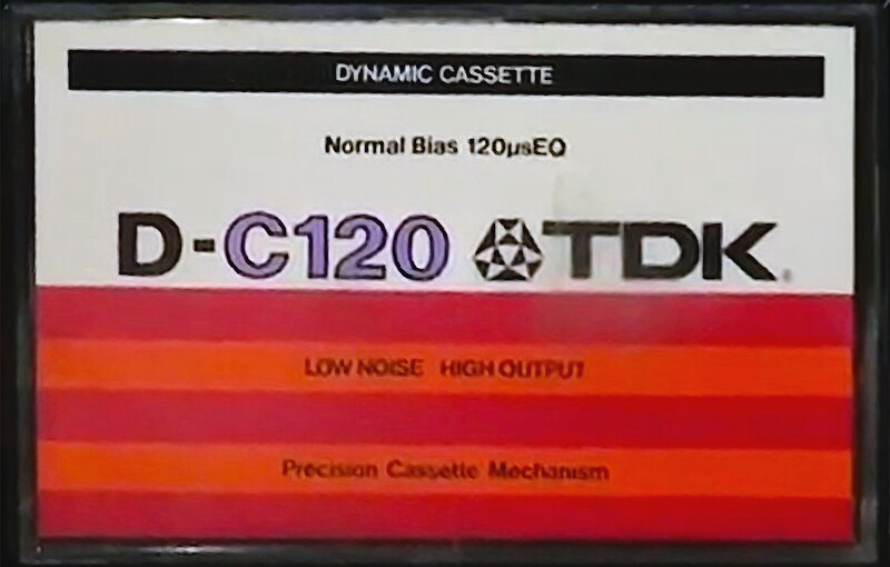 Compact Cassette TDK D 120 Type I Normal 1979 Europe, USA