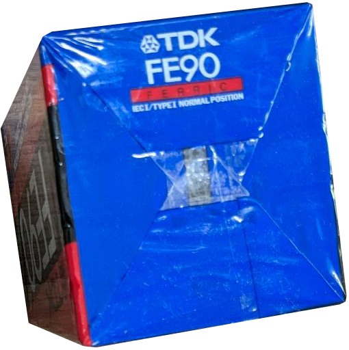 5 pack TDK FE 90 "FE-90EB5" Type I Normal 1997 Europe