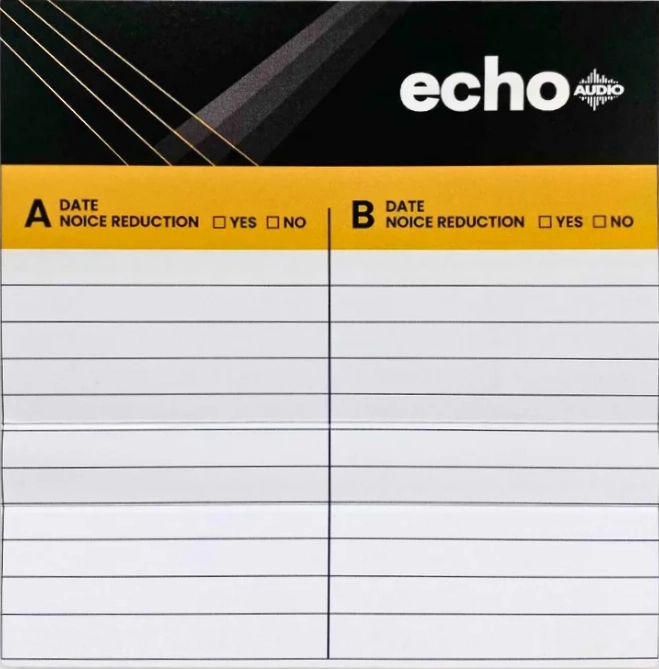 Compact Cassette Echo Audio 60 Type I Normal 2024 Near East