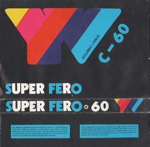 Compact Cassette Jugovideo Golubac 60 Type I Normal Yugoslavia