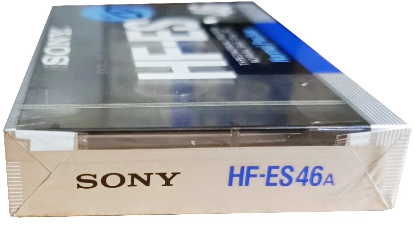 Compact Cassette Sony HF-ES 46 "HF-ES 46A" Type I Normal 1988 Japan