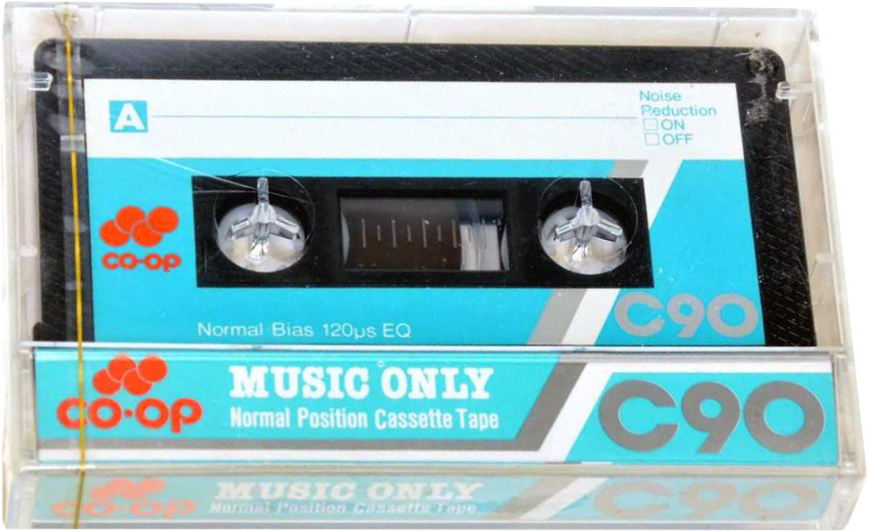 Compact Cassette CO-OP Music only 90 Type I Normal 1987 Japan