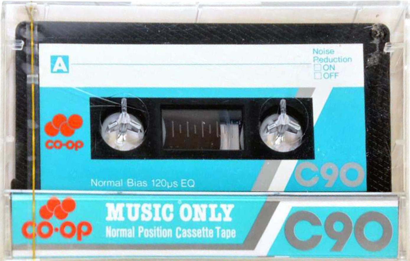 Compact Cassette CO-OP Music only 90 Type I Normal 1987 Japan