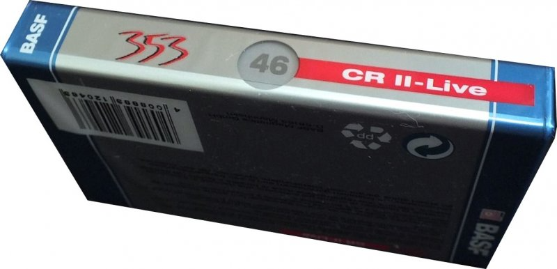 Compact Cassette BASF CR II-Live 46 Type II Chrome 1994 Europe