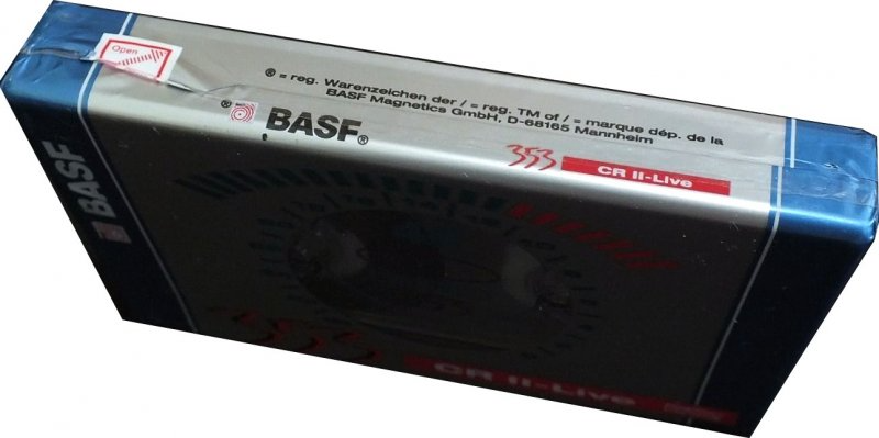Compact Cassette BASF CR II-Live 46 Type II Chrome 1994 Europe