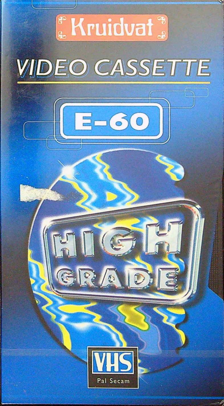 VHS, Video Home System Kruidvat 60 Type I Normal Netherlands
