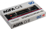 Compact Cassette AGFA Stereochrom HD 90 "Cr II" Type II Chrome 1982 Europe