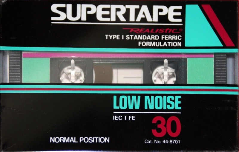 Compact Cassette SUPERTAPE 30 "44-8701" Type I Normal 1992 Europe