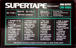 Compact Cassette SUPERTAPE 30 "44-8701" Type I Normal 1992 Europe
