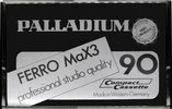 Compact Cassette Palladium Ferro MaX3 90 Type I Normal 1981 Europe