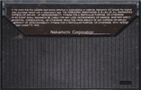 Compact Cassette Nakamichi SX 60 Type II Chrome 1978 USA
