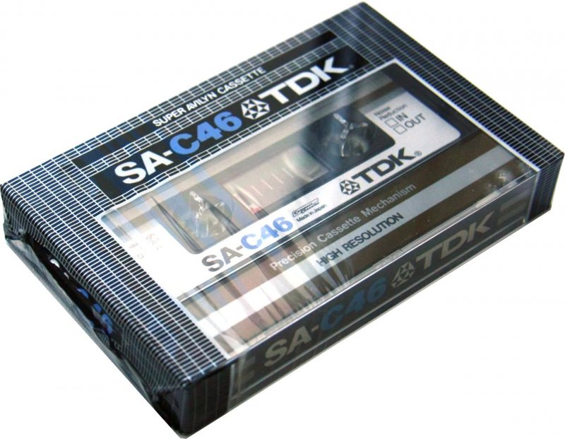 Compact Cassette TDK SA 46 Type II Chrome 1979 Japan