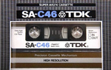 Compact Cassette TDK SA 46 Type II Chrome 1979 Japan
