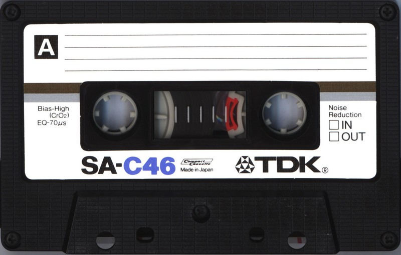 Compact Cassette TDK SA 46 Type II Chrome 1979 Japan