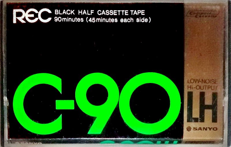 Compact Cassette Sanyo 90 Type I Normal 1979 Japan