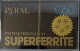 Compact Cassette Pyral 60 "Superferrite" Type I Normal 1979 UK