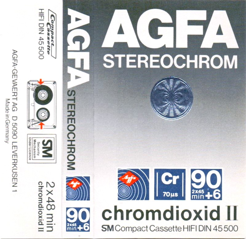 Compact Cassette: AGFA  - Stereochrom 90+6