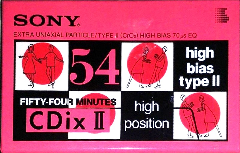 Compact Cassette: Sony  - CDix II 54