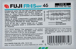 Compact Cassette Fuji FR-II Super 46 Type II Chrome 1985 Europe