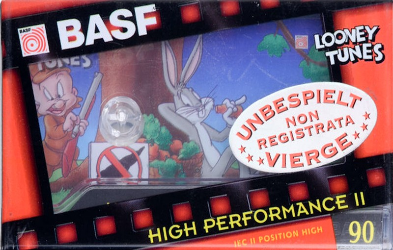 Compact Cassette BASF High Performance II 90 "Looney Tunes LT Series II" Type II Chrome 1995 Europe