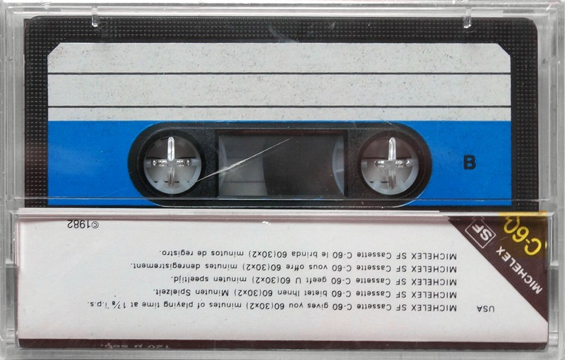 Compact Cassette Michelex Supra-Flux 60 Type I Normal 1982 USA
