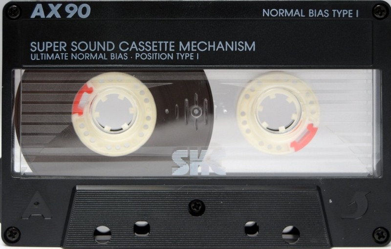 Compact Cassette SKC AX 90 Type I Normal 1988 Europe