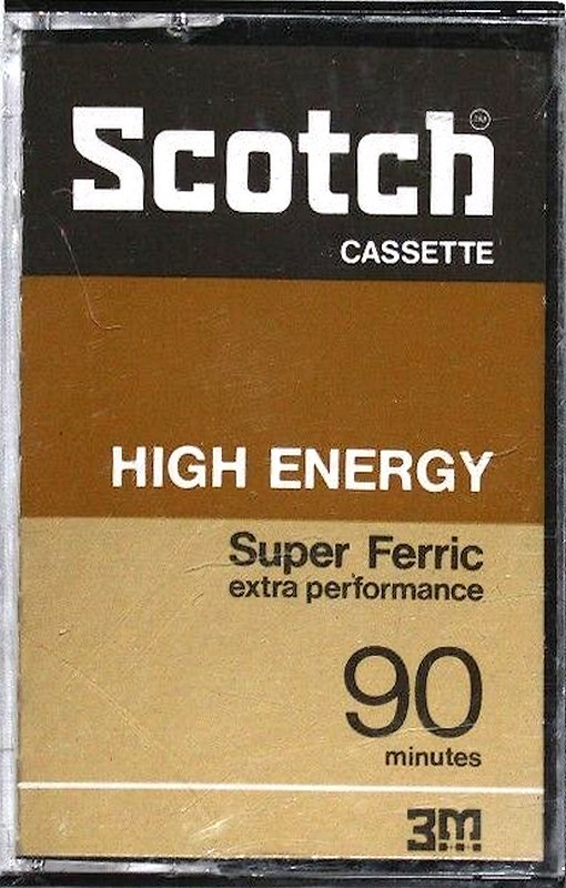 Compact Cassette Scotch High Energy 90 Type I Normal 1976 Europe
