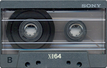 Compact Cassette Sony XII 64 "C-64X2" Type II Chrome 1992 Japan
