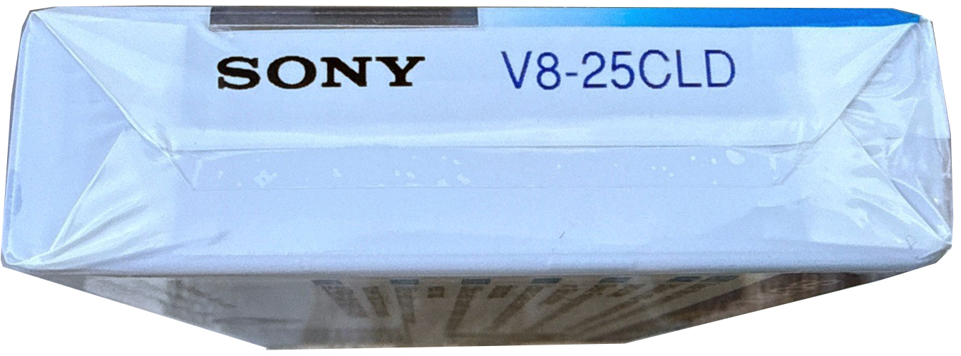 Video8, Hi8, Digital8 Sony "V8-25CLD" Cleaning Cassette 1994 North America