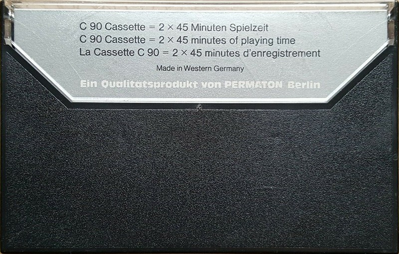 Compact Cassette Permaton Chrom Plus 90 Type II Chrome 1978 Europe