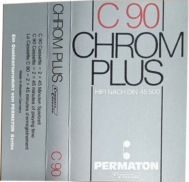 Compact Cassette:  Permaton - Chrom Plus 90