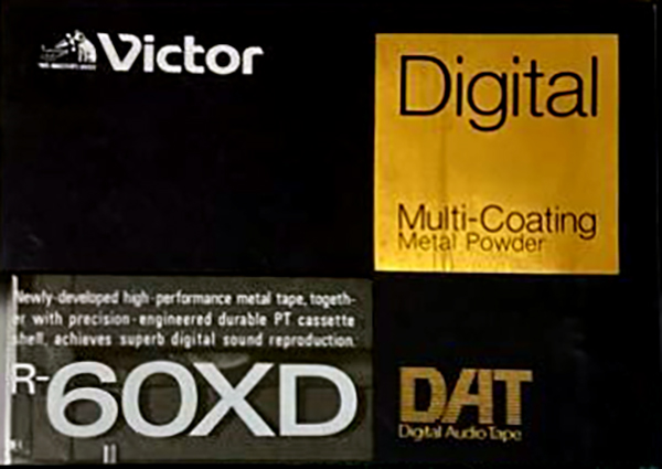 Digital Audio Tape Victor R-XD 60 Type IV Metal 1990 Japan