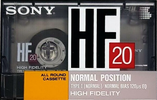 Compact Cassette Sony HF 20 Type I Normal 1989 Japan