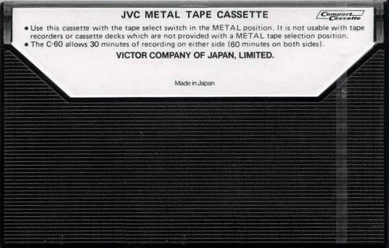 Compact Cassette:  JVC -  60