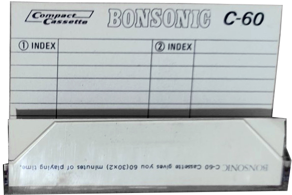 Compact Cassette Bonsonic 60 Type I Normal 1980 Hong Kong