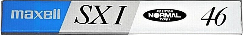 Compact Cassette Maxell SX 46 "SX I" Type I Normal 1991 Europe