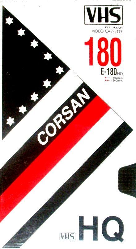 VHS, Video Home System Corsan HQ 180 Type I Normal Unknown Country