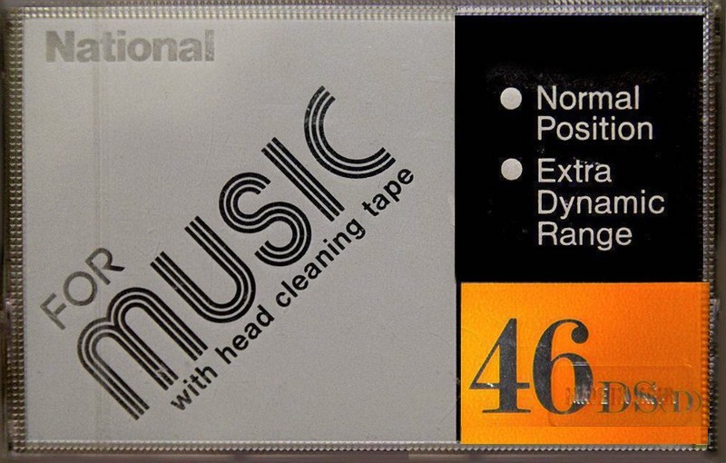 Compact Cassette National DS 46 "RT-DS(D)" Type I Normal 1986 Japan