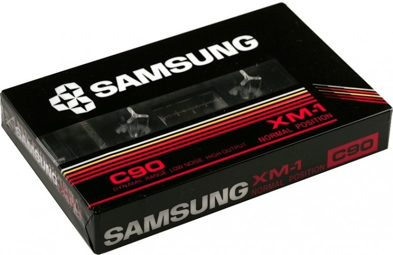 Compact Cassette Samsung XM-1 90 Type I Normal 1986 Europe